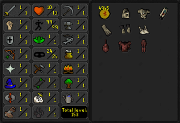 Hardcore Ironman w/ 99 Agility + Full Graceful ez3268 [JAGEX LAUNCHER]