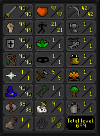 99 Strength OSRS Strong Staker/Main w/ 90 Attack/Defence & 90 Range/Magic ez3315 [JAGEX LAUNCHER]