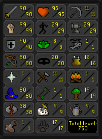 90 Attack 99 Strength OSRS Strong Staker/Main w/ 90 Defence & 80 Range / Magic ez3337 [JAGEX LAUNCHER]
