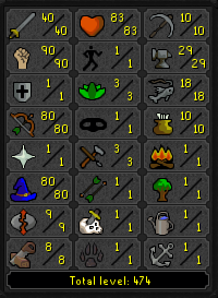 OSRS 40 ATK 90 STR 80 RNG 80 MAGIC PURE [JAGEX LAUNCHER]
