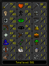 20 Defence Unique BH PKing Build 75 Attack 60 Strength & 90 Range/Magic [JAGEX LAUNCHER]