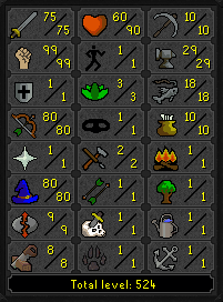 75 Attack Pure 99 Strength 80 Range & 80 Magic ez3409 [JAGEX LAUNCHER]