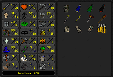 OSRS 70 Defence w/ 80 Range & Magic Zulrah Ready account + Ava's & Mage Arena 1 ez3434 [JAGEX LAUNCHER]