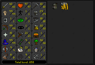 OSRS 40 ATK 99 STR 99 RNG 99 MAGIC PURE + Ava's ez3457 [JAGEX LAUNCHER]