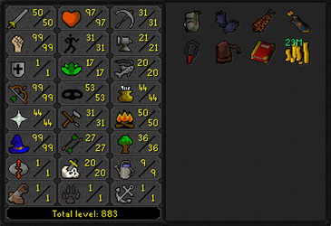 Amazing OSRS Maxed Gmaul Pure w/ Desert Treasure, mith gloves & avas + Infernal Cape & Dizana's quiver (50QP) ez3454 [JAGEX LAUNCHER]
