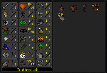Hardcore Ironman w/ 99 Hunter ez3462 [JAGEX LAUNCHER]