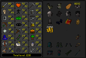 RFD (Barrows gloves) + Full Void 3 helm 99 Strength OSRS Strong Main w/ 80 Attack/Defence/Range & Magic + Firecape (181 QP) ez3479 [JAGEX LAUNCHER]