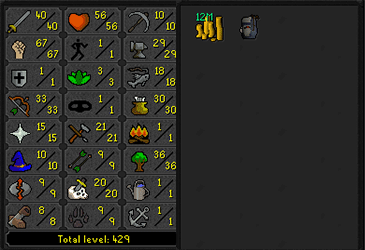 OSRS 40 ATK 67 STR 33 RNG PURE + Ava's ez3509 [JAGEX LAUNCHER]