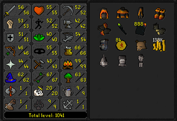 Regular Ironman - 99 Firemaking w/ RFD (Barrows Gloves) & Desert Treasure + Pyromancer Outfit (176 QP) ez3525 [JAGEX LAUNCHER]